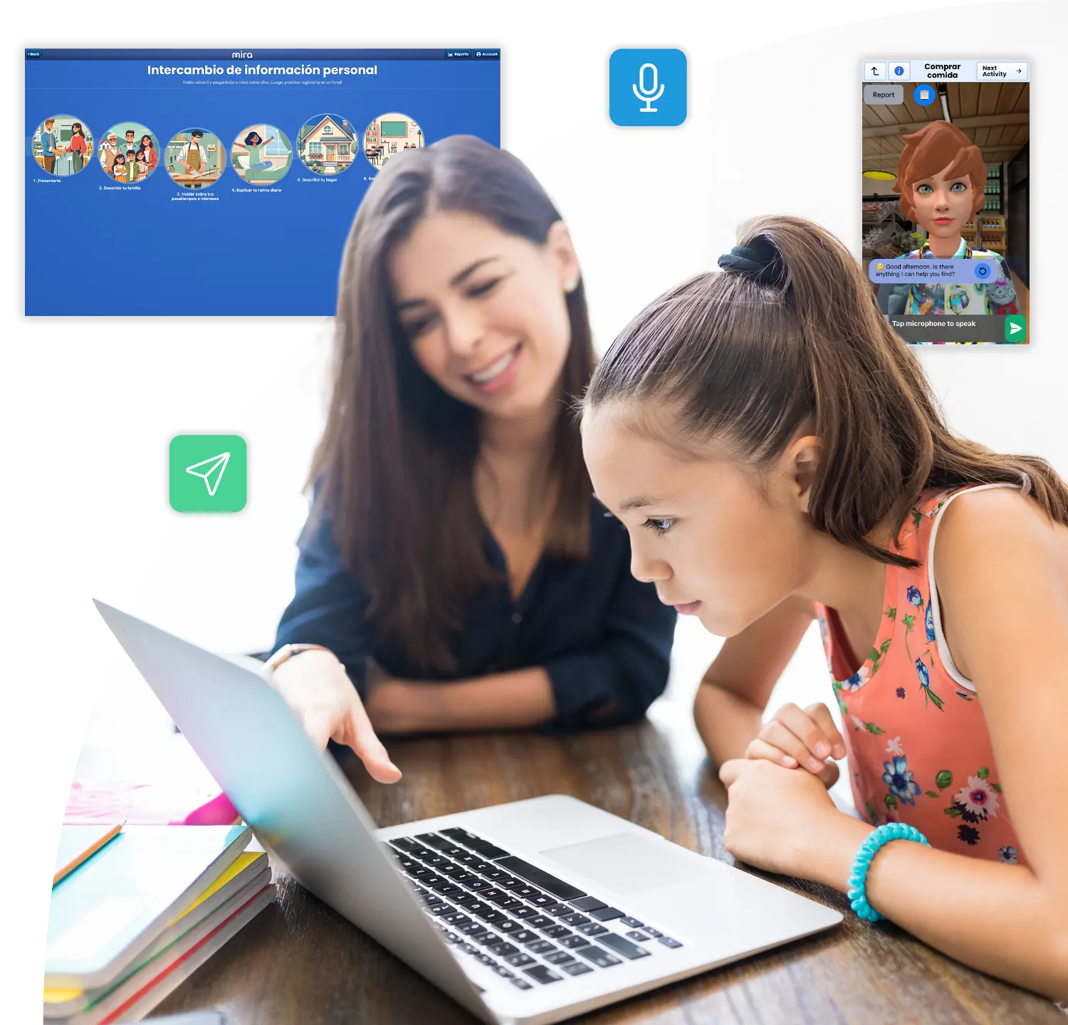 Mira Landing Page Hero image.